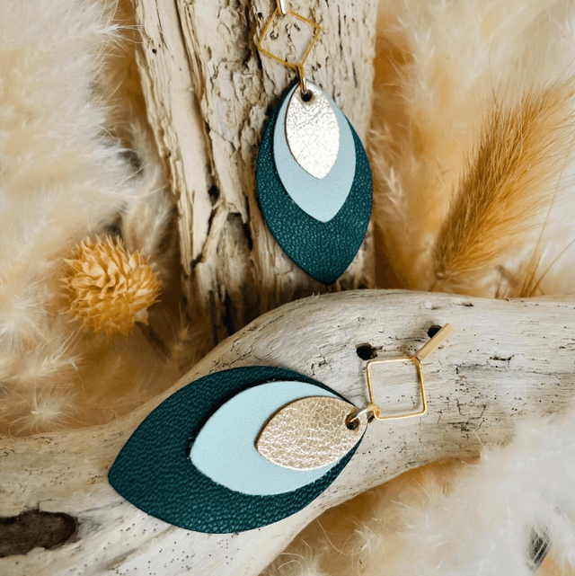 Boucles d’oreilles Feuilles 