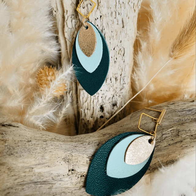 Boucles d’oreilles Feuilles 